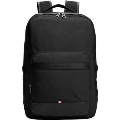 Tommy Hilfiger Herr TH NYLON RESEBACKPACK AM0AM13469 ryggsäck, svart (svart), OS, svart (svart), one size Tommy Hilfiger Herr TH NYLON RESEBACKPACK AM0AM13469 ryggsäck, svart (svart), OS, svart (svart), one size