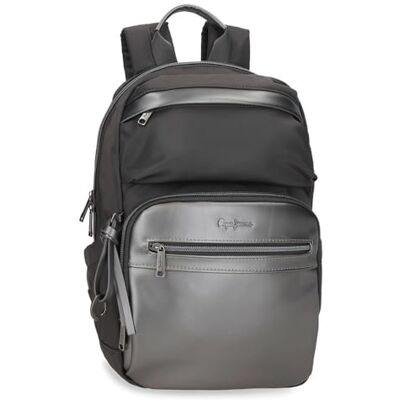 Pepe Jeans Ruby Laptop Ryggsäck 13,3 tum grå 25 x 37 x 10 cm Polyester och PU 9,25 L av Joumma Bags, Grå, Talla única, Laptop ryggsäck Pepe Jeans Ruby Laptop Ryggsäck 13,3 tum grå 25 x 37 x 10 cm Polyester och PU 9,25 L av Joumma Bags, Grå, Talla única, Laptop ryggsäck