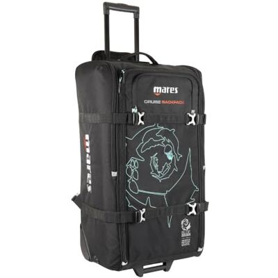 Mares Cruise Backpack 120 l rullväska, teleskophandtag, vadderade axelremmar, dräneringsfickor, flygresor Mares Cruise Backpack 120 l rullväska, teleskophandtag, vadderade axelremmar, dräneringsfickor, flygresor