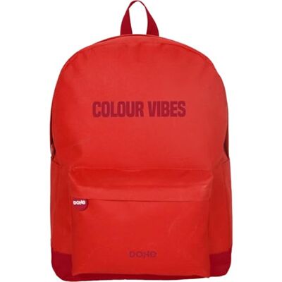 DOHE Ergonomisk Skolryggsäck Stor Kapacitet (18L), 5 Fickor, Fack för Laptop/Tablet, Förstärkt Rygg och Axelremmar Colour Vives Röd DOHE Ergonomisk Skolryggsäck Stor Kapacitet (18L), 5 Fickor, Fack för Laptop/Tablet, Förstärkt Rygg och Axelremmar Colour Vives Röd