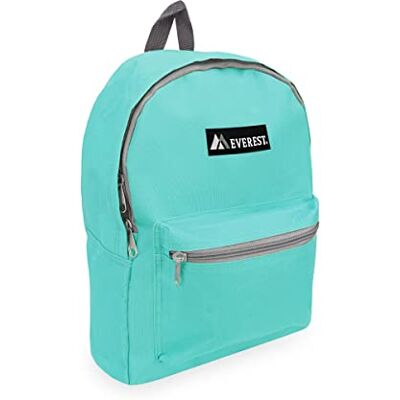 Everest bagage grundläggande ryggsäck, akva blå, En storlek, Grundläggande ryggsäck Everest bagage grundläggande ryggsäck, akva blå, En storlek, Grundläggande ryggsäck