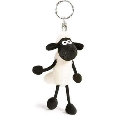 NICI Nyckelhållare Shaun the Sheep 10 cm vit Hållbar följeslagare i form av en gosedjursnyckelring för nyckelband, väska, ryggsäck och mycket mer NICI Nyckelhållare Shaun the Sheep 10 cm vit Hållbar följeslagare i form av en gosedjursnyckelring för nyckelband, väska, ryggsäck och mycket mer