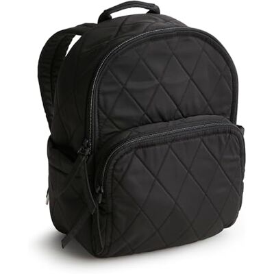 Vera Bradley Polyester Twill Small Banbury ryggsäck liten banbury ryggsäck i polyester twill-dam (set med 1), Månlös natt, one size Vera Bradley Polyester Twill Small Banbury ryggsäck liten banbury ryggsäck i polyester twill-dam (set med 1), Månlös natt, one size