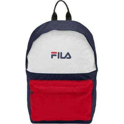 FILA Unisex Formosa S'Cool Two Backpack, Medelblå – ljus vit – röd, Medelhavsblå – ljus vit – äkta röd, Einheitsgröße FILA Unisex Formosa S'Cool Two Backpack, Medelblå – ljus vit – röd, Medelhavsblå – ljus vit – äkta röd, Einheitsgröße