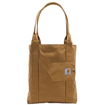 Carhartt Öppen vertikal tygväska för kvinnor, Brun , Taille unique Carhartt Öppen vertikal tygväska för kvinnor, Brun , Taille unique
