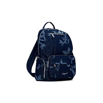 Desigual Back_Kilo, Accessories Denim Backpack Mini Women's, Medium, Blå, M Desigual Back_Kilo, Accessories Denim Backpack Mini Women's, Medium, Blå, M