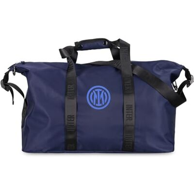 Inter 100% Nylon, 40 liter reseväska Hög kvalitet, snabb frakt, officiell Milano-produkt för arbete, stadion, resor, skola och alla svarta fans. Inter 100% Nylon, 40 liter reseväska Hög kvalitet, snabb frakt, officiell Milano-produkt för arbete, stadion, resor, skola och alla svarta fans.