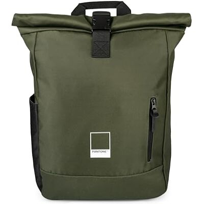 OSAMA PANTONE™ Urban Skolryggsäck för universitet arbete, dam herr polyester vattentät giltig som rese- och vandringsryggsäck 22 l 64 x 30 x 13 unrolled, vadderad ryggsäck för PC-hållare, rulltop OSAMA PANTONE™ Urban Skolryggsäck för universitet arbete, dam herr polyester vattentät giltig som rese- och vandringsryggsäck 22 l 64 x 30 x 13 unrolled, vadderad ryggsäck för PC-hållare, rulltop