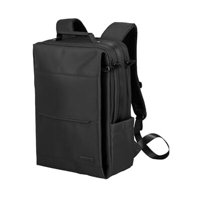 Travelite Handbagage, ryggsäck, laptopryggsäck 15,6 tum, WorKFLOW reseryggsäck av återvunnet material med säkerhetsfack, svart, Rucksack 41 cm, Företag Travelite Handbagage, ryggsäck, laptopryggsäck 15,6 tum, WorKFLOW reseryggsäck av återvunnet material med säkerhetsfack, svart, Rucksack 41 cm, Företag
