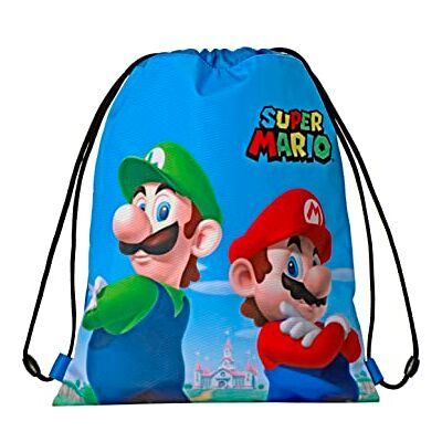 Franco Cosimo Panini SUPERMARIO Dragsko skolryggsäck, Unisex sportväska för barn och pojkar med axelremmar och anti-kvävning stängning med dragkedja stängning, Flerfärgad, Taglia unica, Avslappnad Franco Cosimo Panini SUPERMARIO Dragsko skolryggsäck, Unisex sportväska för barn och pojkar med axelremmar och anti-kvävning stängning med dragkedja stängning, Flerfärgad, Taglia unica, Avslappnad