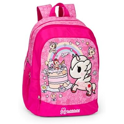 Franco Cosimo Panini Tokidoki skolryggsäck, flickor och flickor, flerfärgad, 32 x 43 x 23 cm, Flerfärgad, 32x43Hx23cm Franco Cosimo Panini Tokidoki skolryggsäck, flickor och flickor, flerfärgad, 32 x 43 x 23 cm, Flerfärgad, 32x43Hx23cm