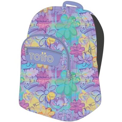 Totto Anpassningsbar skolryggsäck, akvarellmodell, 20 l kapacitet, 14 tums PC-ficka, 2 flaskficka, ergonomisk rygg med luftflöde, S-remmar, Grafily, 33 x 44 x 14, Avslappnad Totto Anpassningsbar skolryggsäck, akvarellmodell, 20 l kapacitet, 14 tums PC-ficka, 2 flaskficka, ergonomisk rygg med luftflöde, S-remmar, Grafily, 33 x 44 x 14, Avslappnad