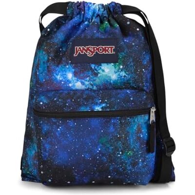JANSPORT DRAWSACK Liten ryggsäck, Cyberspace Galaxy (Svart) JANSPORT DRAWSACK Liten ryggsäck, Cyberspace Galaxy (Svart)