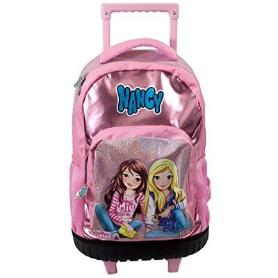 NANCY 700016027, premium skolvagn ryggsäck från 3 år unisex barn, rosa, Rosa NANCY 700016027, premium skolvagn ryggsäck från 3 år unisex barn, rosa, Rosa
