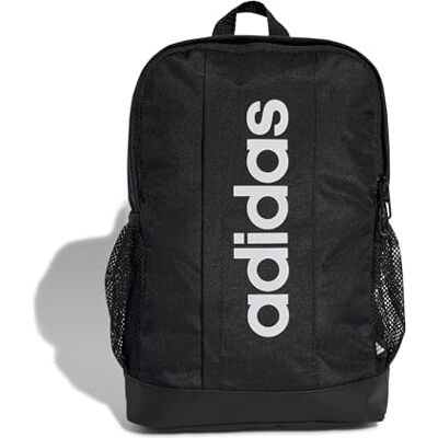 adidas unisex barn Kids Linear Backpack, black/white, One size adidas unisex barn Kids Linear Backpack, black/white, One size