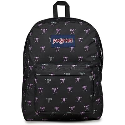 JANSPORT Superbreak One Stor Ryggsäck, 42 X 13 X 32 Cm, Bad Bows, Svart JANSPORT Superbreak One Stor Ryggsäck, 42 X 13 X 32 Cm, Bad Bows, Svart