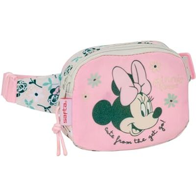 safta MINNIE MOUSE MINTY Midjeväska för barn, lämplig för ungdomar och barn i olika åldrar, bekväm och mångsidig, kvalitet och styrka, 14 x 4 x 11 cm safta MINNIE MOUSE MINTY Midjeväska för barn, lämplig för ungdomar och barn i olika åldrar, bekväm och mångsidig, kvalitet och styrka, 14 x 4 x 11 cm