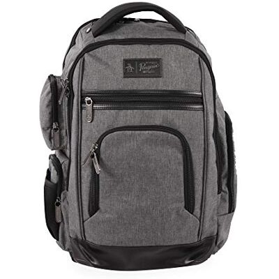 Original Penguin Original pingvin herr Fletcher laptop ryggsäck laptop ryggsäck (paket med 1), Grå korshatch, 19 in, Fletcher laptop ryggsäck Original Penguin Original pingvin herr Fletcher laptop ryggsäck laptop ryggsäck (paket med 1), Grå korshatch, 19 in, Fletcher laptop ryggsäck