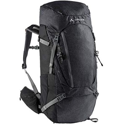 VAUDE Asymmetric 52+8 Ryggsäck, Svart, En Storlek VAUDE Asymmetric 52+8 Ryggsäck, Svart, En Storlek