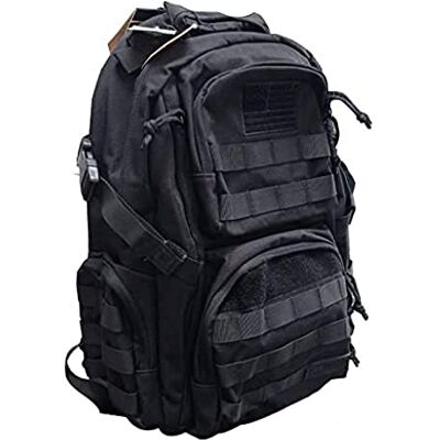Highland Tactical Crusher taktisk ryggsäck, Svart, 15.5"W x 18.2"H x 11.5"D, Bärbar dator Highland Tactical Crusher taktisk ryggsäck, Svart, 15.5"W x 18.2"H x 11.5"D, Bärbar dator