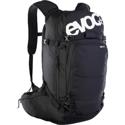 EVOC LINE 30 All-Mountain-ryggsäck (NEURALITE SYSTEM, skidhållare, separat lavinfack med nödplan, lättillgängligt huvudfack, BODDY HUGGING), svart EVOC LINE 30 All-Mountain-ryggsäck (NEURALITE SYSTEM, skidhållare, separat lavinfack med nödplan, lättillgängligt huvudfack, BODDY HUGGING), svart