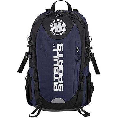 Pitbull Pit Bull West Coast Outdoor ryggsäck PB Sport blå – ryggsäck för vandring, cykling och sport med regnponcho Pitbull Pit Bull West Coast Outdoor ryggsäck PB Sport blå – ryggsäck för vandring, cykling och sport med regnponcho