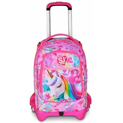 SJ GANG STYLE JAM GANG Trolley Jack 3 hjul, Fuchsia, 3-i-1, trippelryggsäck med avtagbar vagn, 33 l, grundskola ryggsäck, flicka ryggsäck SJ GANG STYLE JAM GANG Trolley Jack 3 hjul, Fuchsia, 3-i-1, trippelryggsäck med avtagbar vagn, 33 l, grundskola ryggsäck, flicka ryggsäck