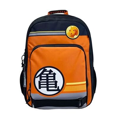 CYPBRANDS CyP Brands- Dragon Ball, ryggsäck, skolryggsäck, bilanpassningsbar, svart, officiell produkt, svart, M CYPBRANDS CyP Brands- Dragon Ball, ryggsäck, skolryggsäck, bilanpassningsbar, svart, officiell produkt, svart, M