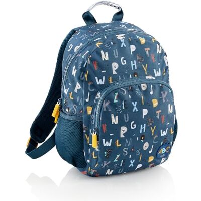 Miquelrius Dubbelfack Ryggsäck, 12 l, Återvinning, Dragkedja, Ergonomiska handtag, Vadderad, ABC-samling, Unisex barn, Blå Bokstäver, Stor, Blå bokstäver Miquelrius Dubbelfack Ryggsäck, 12 l, Återvinning, Dragkedja, Ergonomiska handtag, Vadderad, ABC-samling, Unisex barn, Blå Bokstäver, Stor, Blå bokstäver