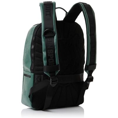 PLEIN SPORT Minneapolis smal ryggsäck, vuxen unisex handväska, grön, grön PLEIN SPORT Minneapolis smal ryggsäck, vuxen unisex handväska, grön, grön