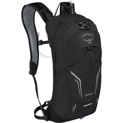 Osprey Syncro 5L Men's Hiking Backpack with Hydraulics Reservoir, Black Osprey Syncro 5L Men's Hiking Backpack with Hydraulics Reservoir, Black