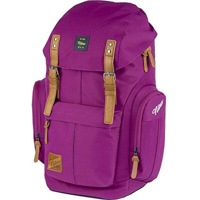 NITRO Daypacker vardagsryggsäck i retrolook med vadderat laptopfack, skolryggsäck, vandringsryggsäck eller streetpack, Rosa (Grateful Rosa), Einheitsgröße, Ryggsäck NITRO Daypacker vardagsryggsäck i retrolook med vadderat laptopfack, skolryggsäck, vandringsryggsäck eller streetpack, Rosa (Grateful Rosa), Einheitsgröße, Ryggsäck