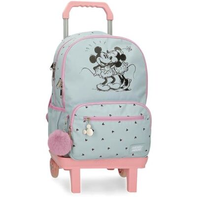 Disney Joumma Kisses M&M Blå Vagn Skolryggsäck 32 x 44 x 17 cm Polyester 24,68 L, Blå, skolryggsäck med vagn Disney Joumma Kisses M&M Blå Vagn Skolryggsäck 32 x 44 x 17 cm Polyester 24,68 L, Blå, skolryggsäck med vagn