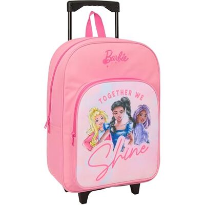 safta BARBIE Barnryggsäck med kompakt vagn, perfekt för barn i olika åldrar, bekväm och mångsidig, hög kvalitet och styrka, 33 x 43 x 15 cm safta BARBIE Barnryggsäck med kompakt vagn, perfekt för barn i olika åldrar, bekväm och mångsidig, hög kvalitet och styrka, 33 x 43 x 15 cm