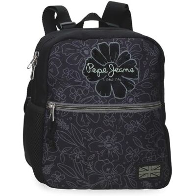 Pepe Jeans Eloise Promenad-Ryggsäck Svart 24x28x10 cm Polyester 6,72L by Joumma Bags Pepe Jeans Eloise Promenad-Ryggsäck Svart 24x28x10 cm Polyester 6,72L by Joumma Bags