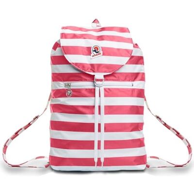 Invicta Backpack, VINTAGE NEXT; Minisac Drawstring Backpack, Casual Daypack, Unisex, One Size 8 LT, For Day Trips & Free Time, with Hip-Belt, packable, Italian Design, bicolor pink/white Invicta Backpack, VINTAGE NEXT; Minisac Drawstring Backpack, Casual Daypack, Unisex, One Size 8 LT, For Day Trips & Free Time, with Hip-Belt, packable, Italian Design, bicolor pink/white