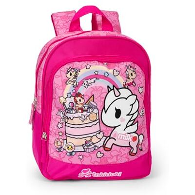 Franco Cosimo Panini Tokidoki ryggsäck för flickor och flickor, flerfärgad, 22 x 30 x 10 cm, Flerfärgad, 22x30Hx10 cm Franco Cosimo Panini Tokidoki ryggsäck för flickor och flickor, flerfärgad, 22 x 30 x 10 cm, Flerfärgad, 22x30Hx10 cm