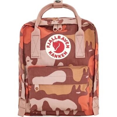 Fjällräven Unisex Kånken Graphics Mini ryggsäck, ChalkRose/Dolda djur, Khalkros/dolda djur, Einheitsgröße Fjällräven Unisex Kånken Graphics Mini ryggsäck, ChalkRose/Dolda djur, Khalkros/dolda djur, Einheitsgröße