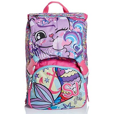 SJ GANG STYLE JAM GANG SJ GANG Backpack, Expandable Knapsack, for 1st Grade Kids Girls&Boys, Large Capacity, For School, Sport & Free Time, with Flip-System Italian Design, pink/pattern SJ GANG STYLE JAM GANG SJ GANG Backpack, Expandable Knapsack, for 1st Grade Kids Girls&Boys, Large Capacity, For School, Sport & Free Time, with Flip-System Italian Design, pink/pattern
