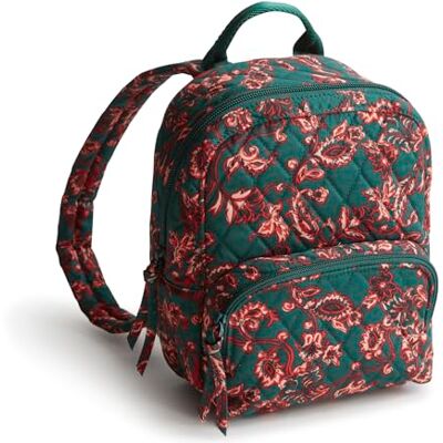 Vera Bradley kvinnors premium bomull mini Banbury ryggsäck bokväska (förpackning med 1), gRÖN, One Size, Bomull Mini Banbury ryggsäck Vera Bradley kvinnors premium bomull mini Banbury ryggsäck bokväska (förpackning med 1), gRÖN, One Size, Bomull Mini Banbury ryggsäck