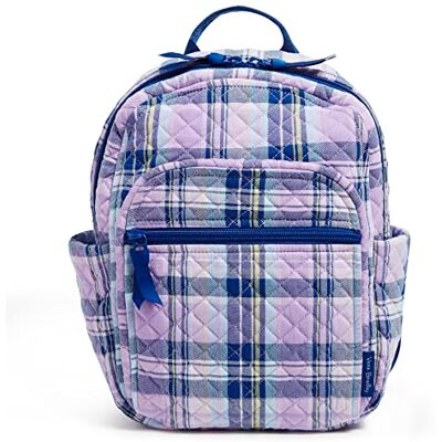 Vera Bradley dam bokväska, Ametist pläd återvunnen bomull, en storlek Vera Bradley dam bokväska, Ametist pläd återvunnen bomull, en storlek
