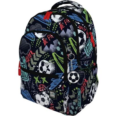 Grafoplás Tre fack skolryggsäck, 33 x 46 x 22,5 cm, 30 liter, vadderat område för bärbar dator, rumsmodell, matchande design, bitar och Bobs Pop Up Design, perfekt för skolmaterial, Blå, L, skola Grafoplás Tre fack skolryggsäck, 33 x 46 x 22,5 cm, 30 liter, vadderat område för bärbar dator, rumsmodell, matchande design, bitar och Bobs Pop Up Design, perfekt för skolmaterial, Blå, L, skola
