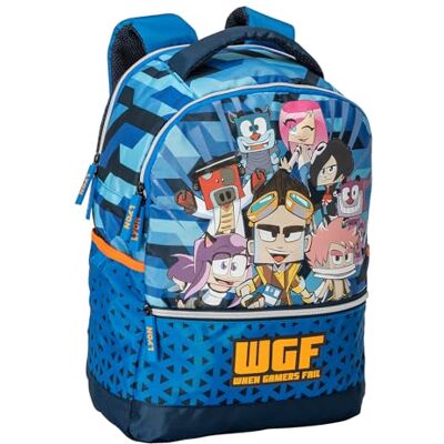 Lyon Gamer Ryggsäck - Uppbäddad rygg och botten - Huvudfack med dubbla dragkedjefickor Lyon Gamer Ryggsäck - Uppbäddad rygg och botten - Huvudfack med dubbla dragkedjefickor