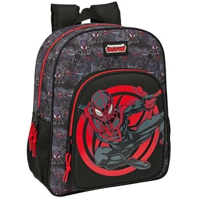 safta MILES MORALES Skolryggsäck för barn, barnryggsäck, lämplig för skolbarn, bekväm och mångsidig, kvalitet och styrka, 32 x 12 x 38 cm safta MILES MORALES Skolryggsäck för barn, barnryggsäck, lämplig för skolbarn, bekväm och mångsidig, kvalitet och styrka, 32 x 12 x 38 cm