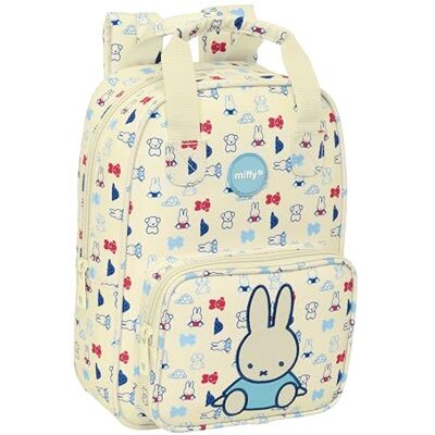 safta MIFFY BUDDY Barnryggsäck med handtag, lätt att rengöra, idealisk för barn i olika åldrar, bekväm och mångsidig, kvalitet och styrka, 20 x 8 x 28 cm, Pastell beige, M, Avslappnad safta MIFFY BUDDY Barnryggsäck med handtag, lätt att rengöra, idealisk för barn i olika åldrar, bekväm och mångsidig, kvalitet och styrka, 20 x 8 x 28 cm, Pastell beige, M, Avslappnad