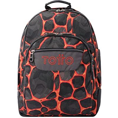 Totto skolryggsäck tryckt stenar Crayoles Totto skolryggsäck tryckt stenar Crayoles