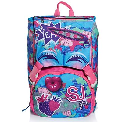 SJ GANG STYLE JAM GANG SJ GANG Backpack, Expandable Knapsack, for 1st Grade Kids Girls&Boys, Large Capacity, For School, Sport & Free Time, with Flip-System Italian Design, pink/pattern SJ GANG STYLE JAM GANG SJ GANG Backpack, Expandable Knapsack, for 1st Grade Kids Girls&Boys, Large Capacity, For School, Sport & Free Time, with Flip-System Italian Design, pink/pattern