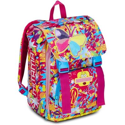 Mitama Fjäril utdragbar ryggsäck med framficka, rosa, grundskola och fritid, flicka, Rosenröd, Taglia unica, Ryggsäck Ryggsäckar Mitama Fjäril utdragbar ryggsäck med framficka, rosa, grundskola och fritid, flicka, Rosenröd, Taglia unica, Ryggsäck Ryggsäckar