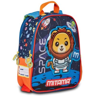 Mitama Spinny dagis, Double Face ryggsäck med dubbel grafik, med sidoficka, vattenflaskhållare, flerfärgad, barn, skola och fritid, Flerfärgad, Taglia Unica, dagis ryggsäck Mitama Spinny dagis, Double Face ryggsäck med dubbel grafik, med sidoficka, vattenflaskhållare, flerfärgad, barn, skola och fritid, Flerfärgad, Taglia Unica, dagis ryggsäck