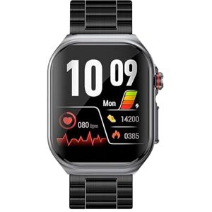 Knauermann VALDUS PRO 3-fläktupplaga, fyrkantig (2025), grå, hälsoklocka, smartklocka med telefonifunktion, EKG Plus HRV och SOS-funktion, BT Bluetooth, sömnapné, titan svart, 14–24, Vanlig Knauermann VALDUS PRO 3-fläktupplaga, fyrkantig (2025), grå, hälsoklocka, smartklocka med telefonifunktion, EKG Plus HRV och SOS-funktion, BT Bluetooth, sömnapné, titan svart, 14–24, Vanlig